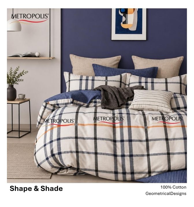 Shapes and Shades Bedsheet