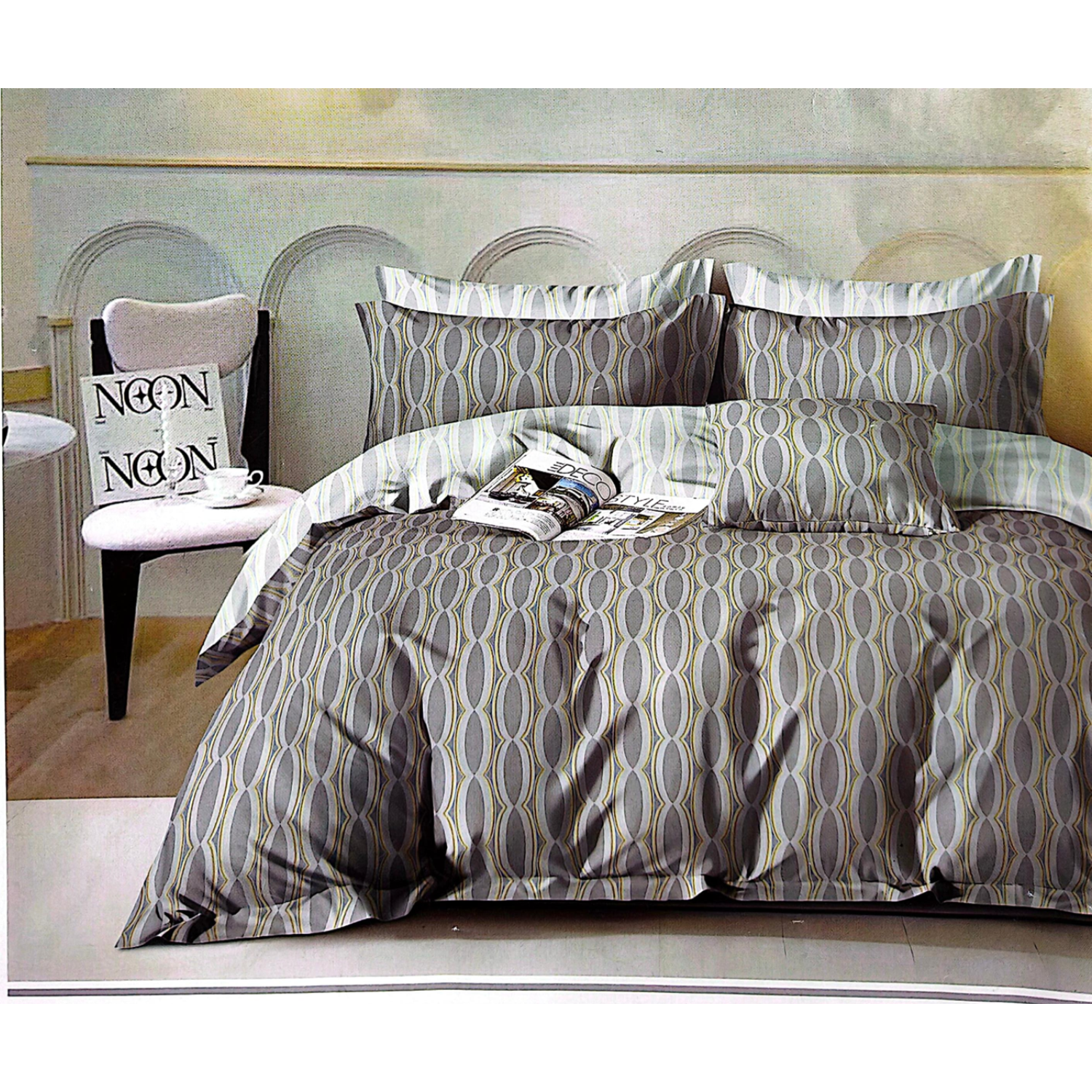 Shapes and shades bedsheet - Style 14
