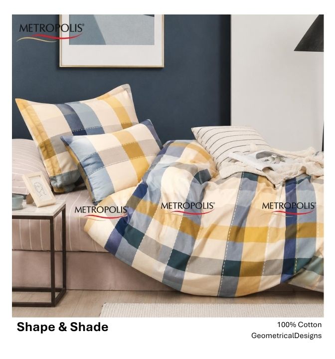 Shapes and Shades Bedsheet
