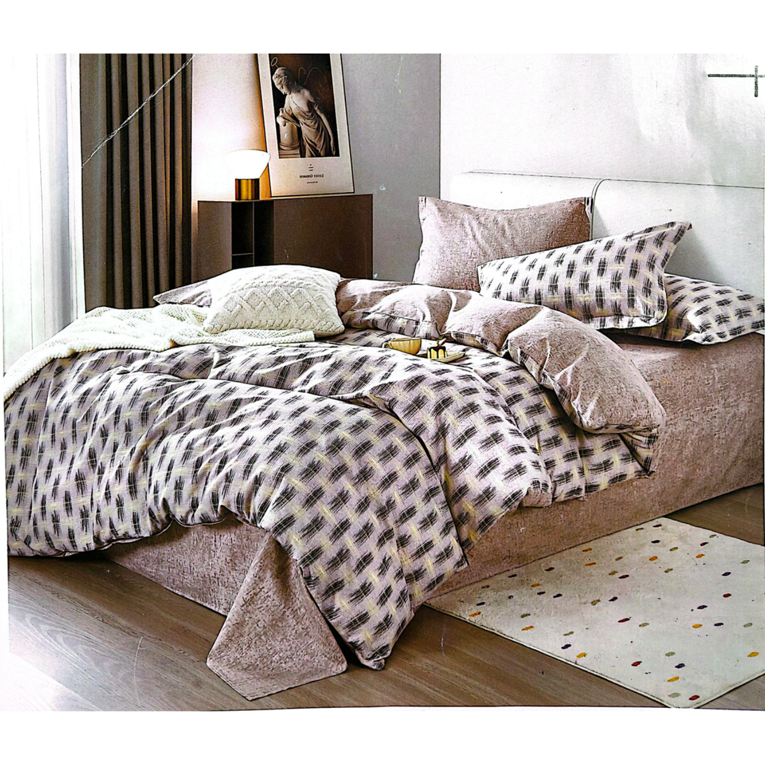 Shapes and shades bedsheet - Style 16