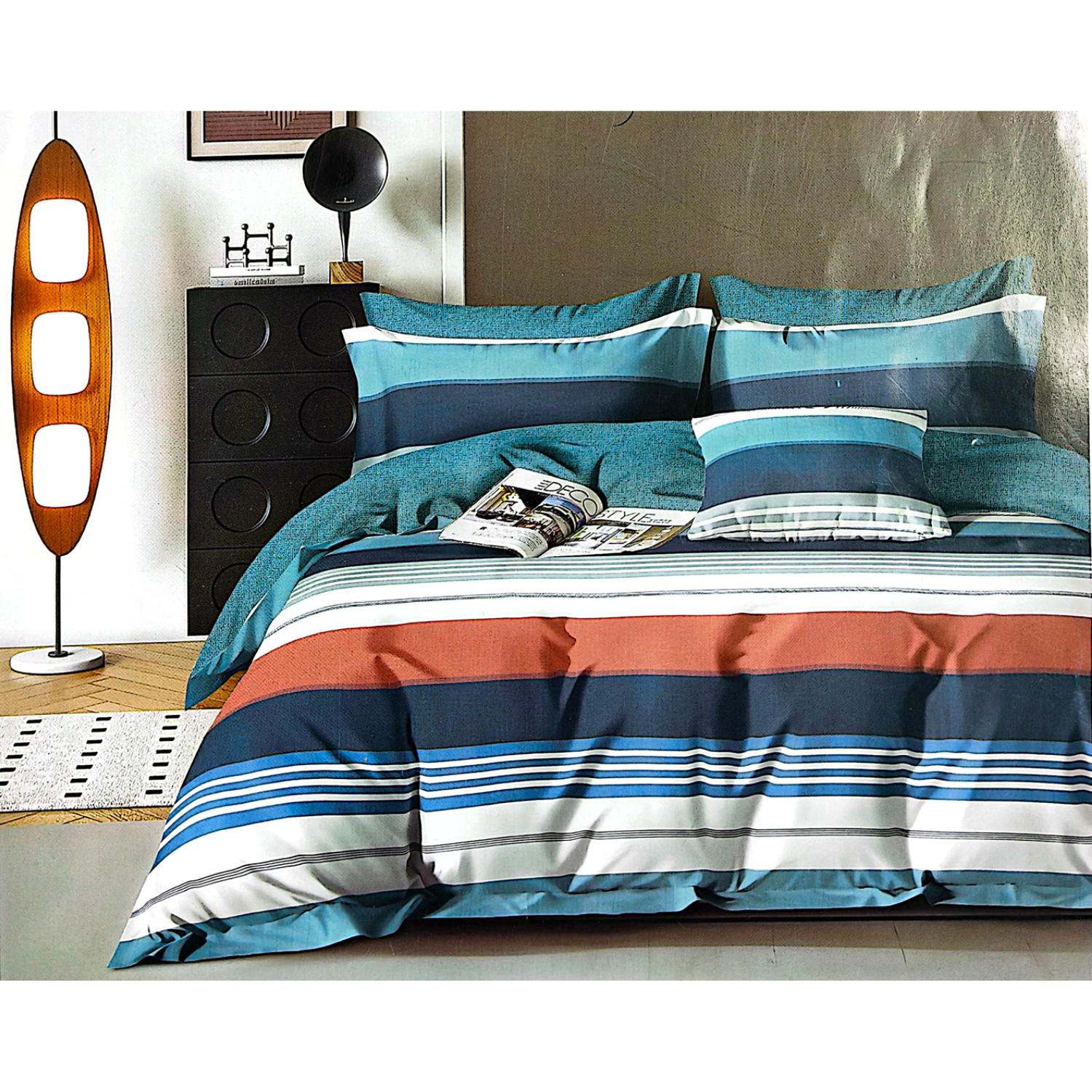 Shapes and shades bedsheet - Style 22