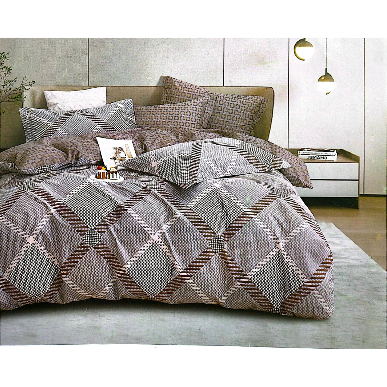 Shapes and shades bedsheet - Style 23