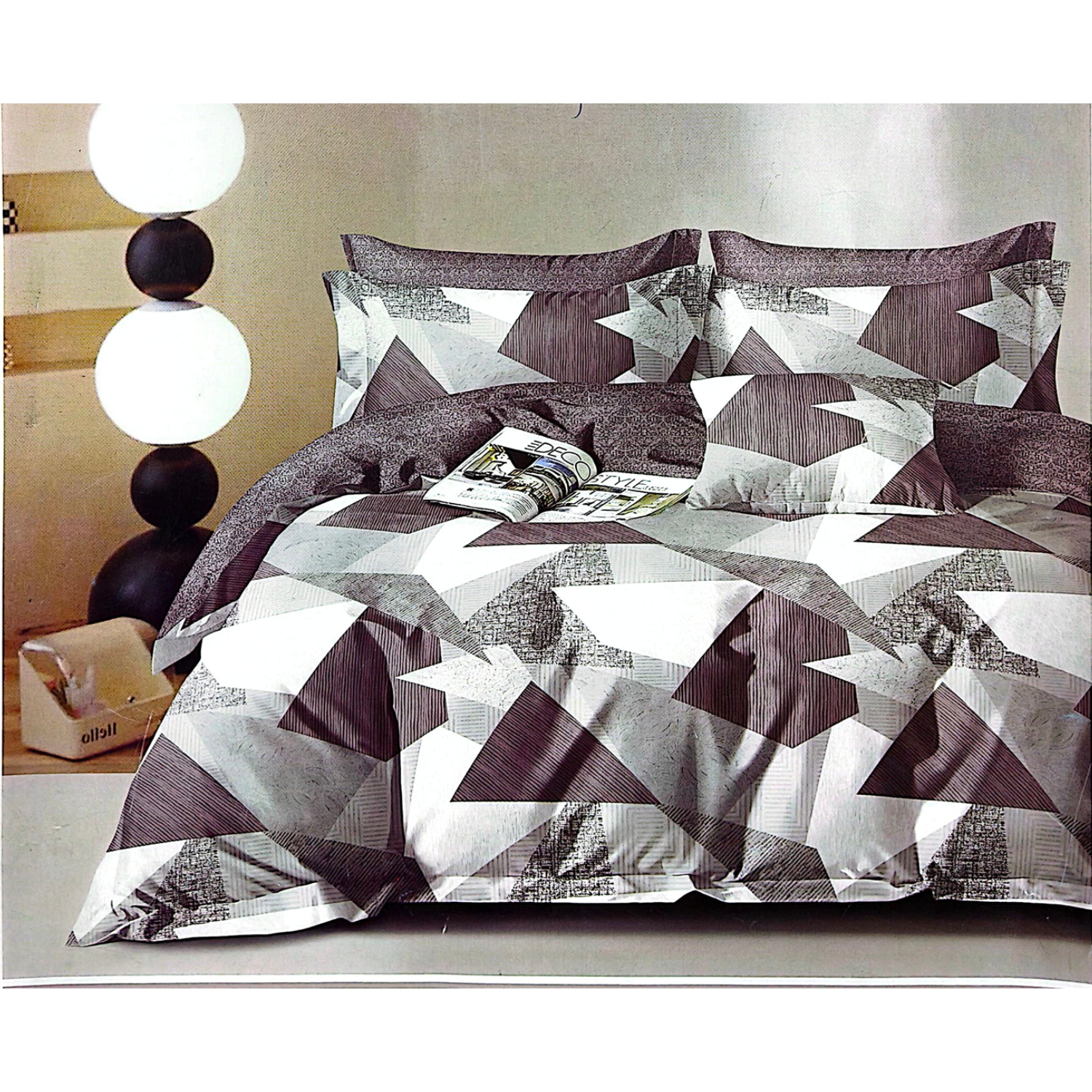 Shapes and shades bedsheet - Style 24