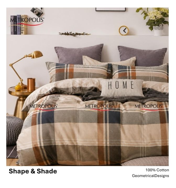 Shapes and Shades Bedsheet