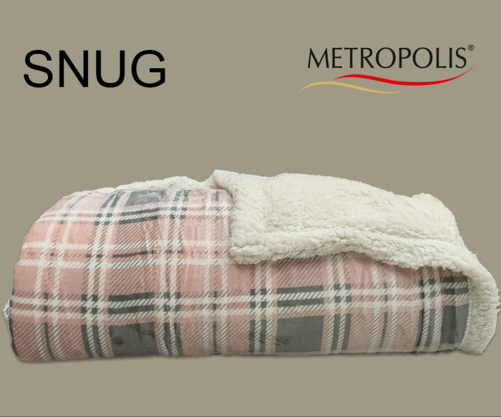 Printed sherpa blankets