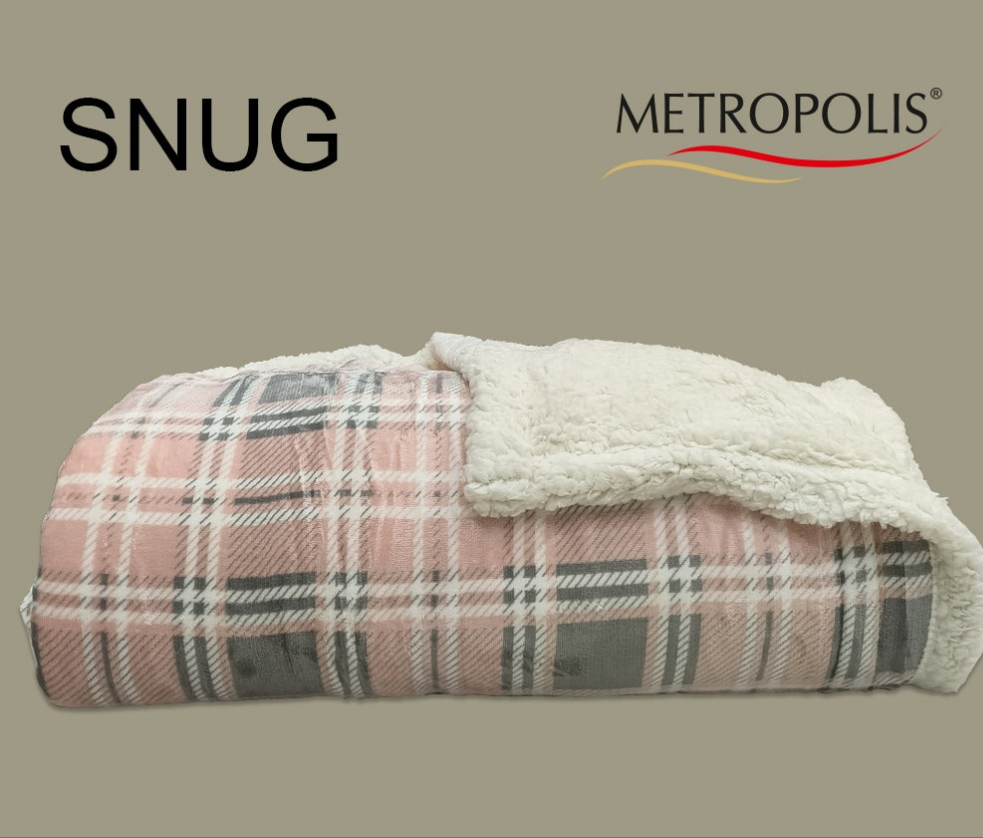 Printed sherpa blankets