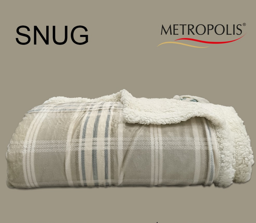 Printed sherpa blankets