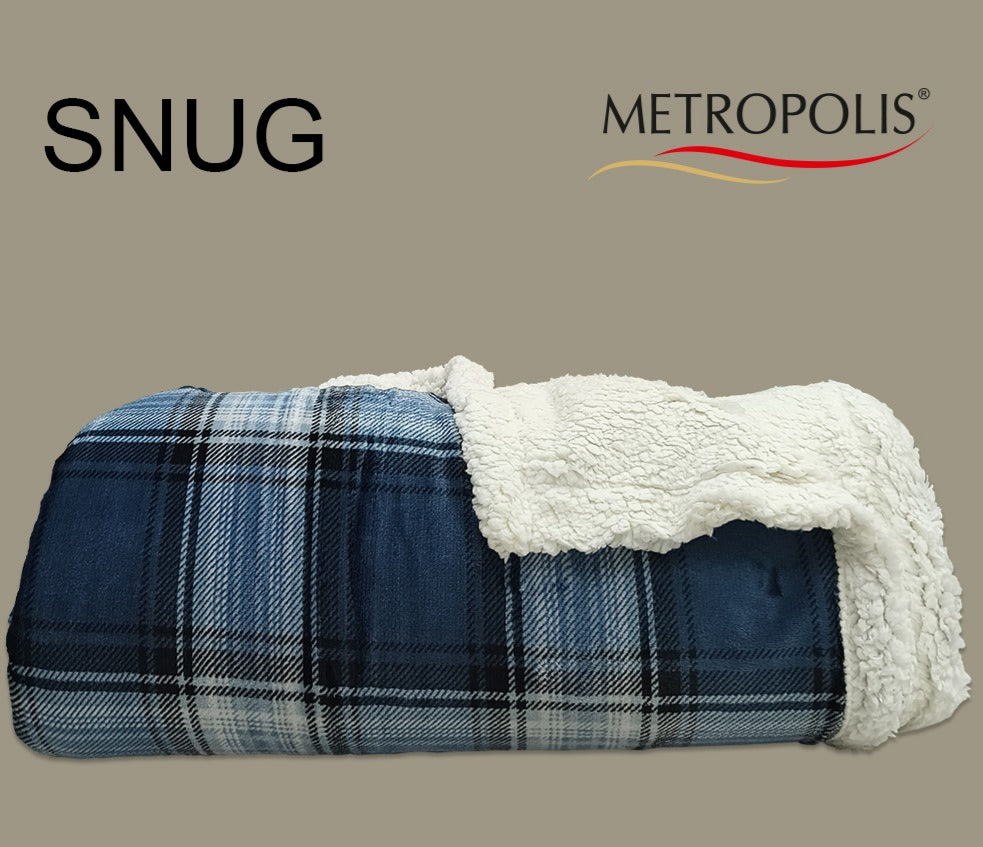 Printed sherpa blankets
