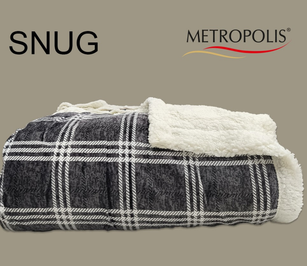 Printed sherpa blankets