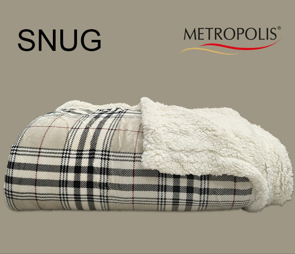 Printed sherpa blankets