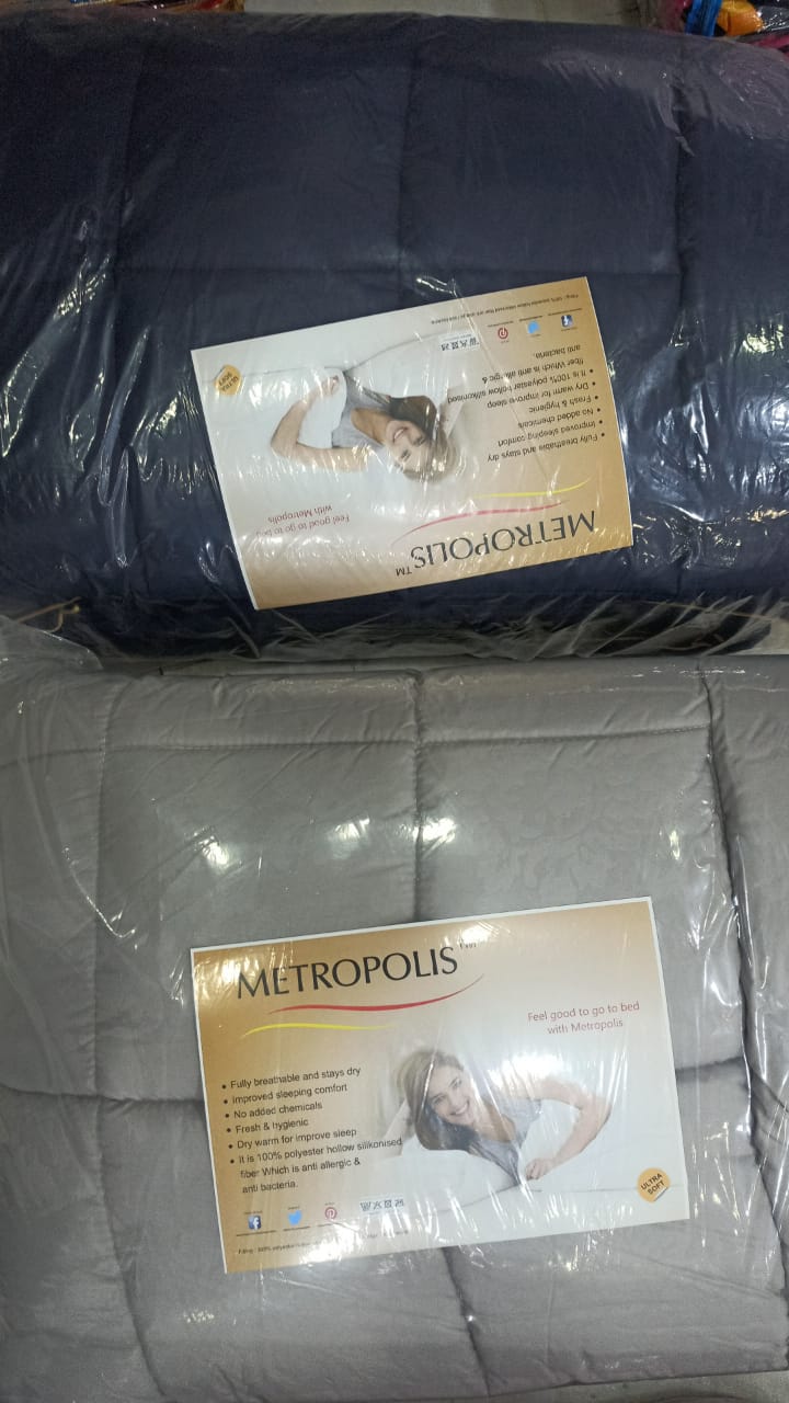 SNOW WHITE, Double Comforter 350GSM for Winter (5°C-20°C)