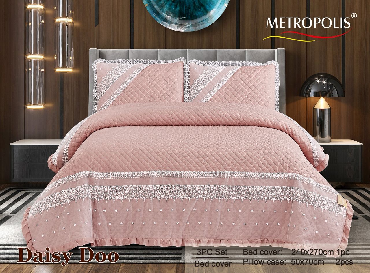Daisy Doo King Size Lace Bedcover