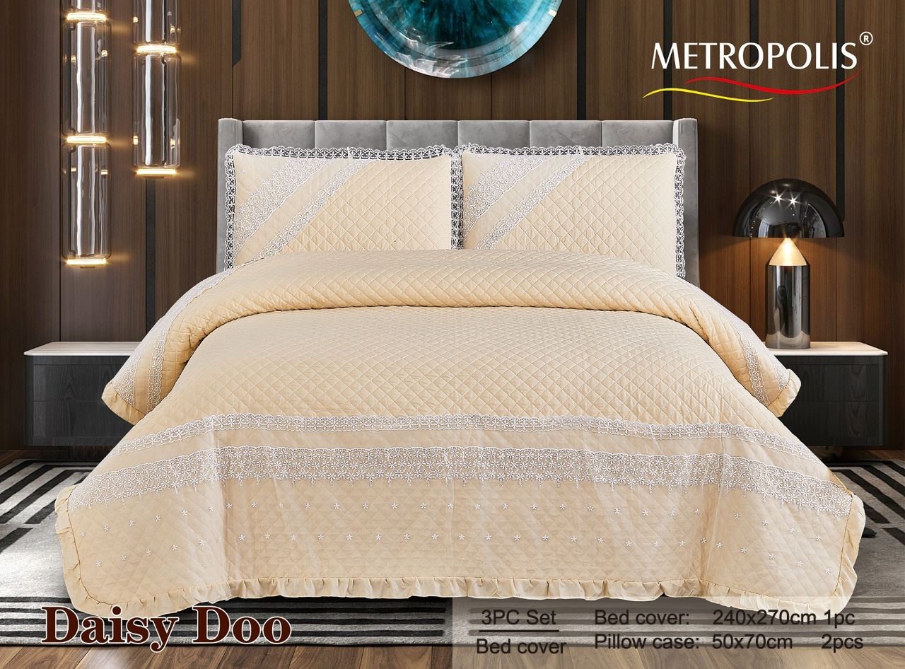 Daisy Doo King Size Lace Bedcover