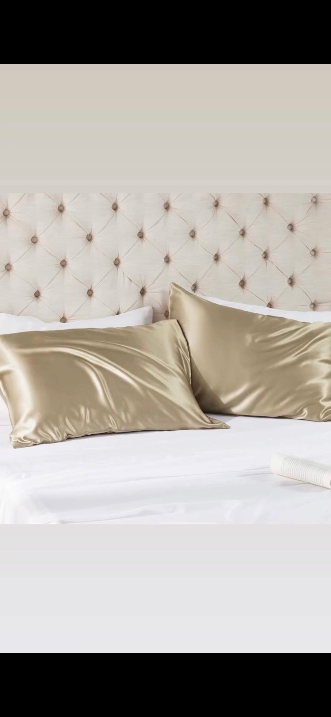 Satin pillow covers