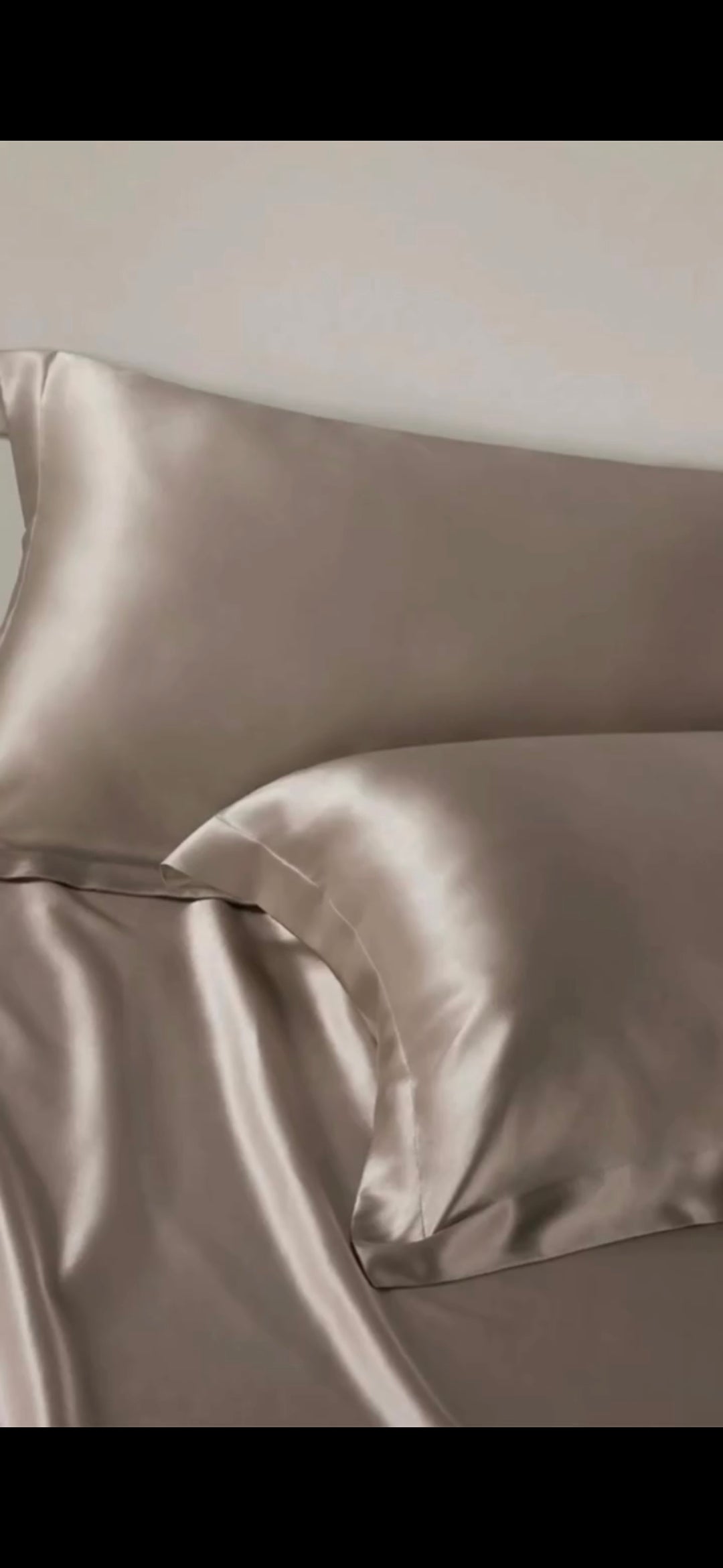 Satin pillow covers