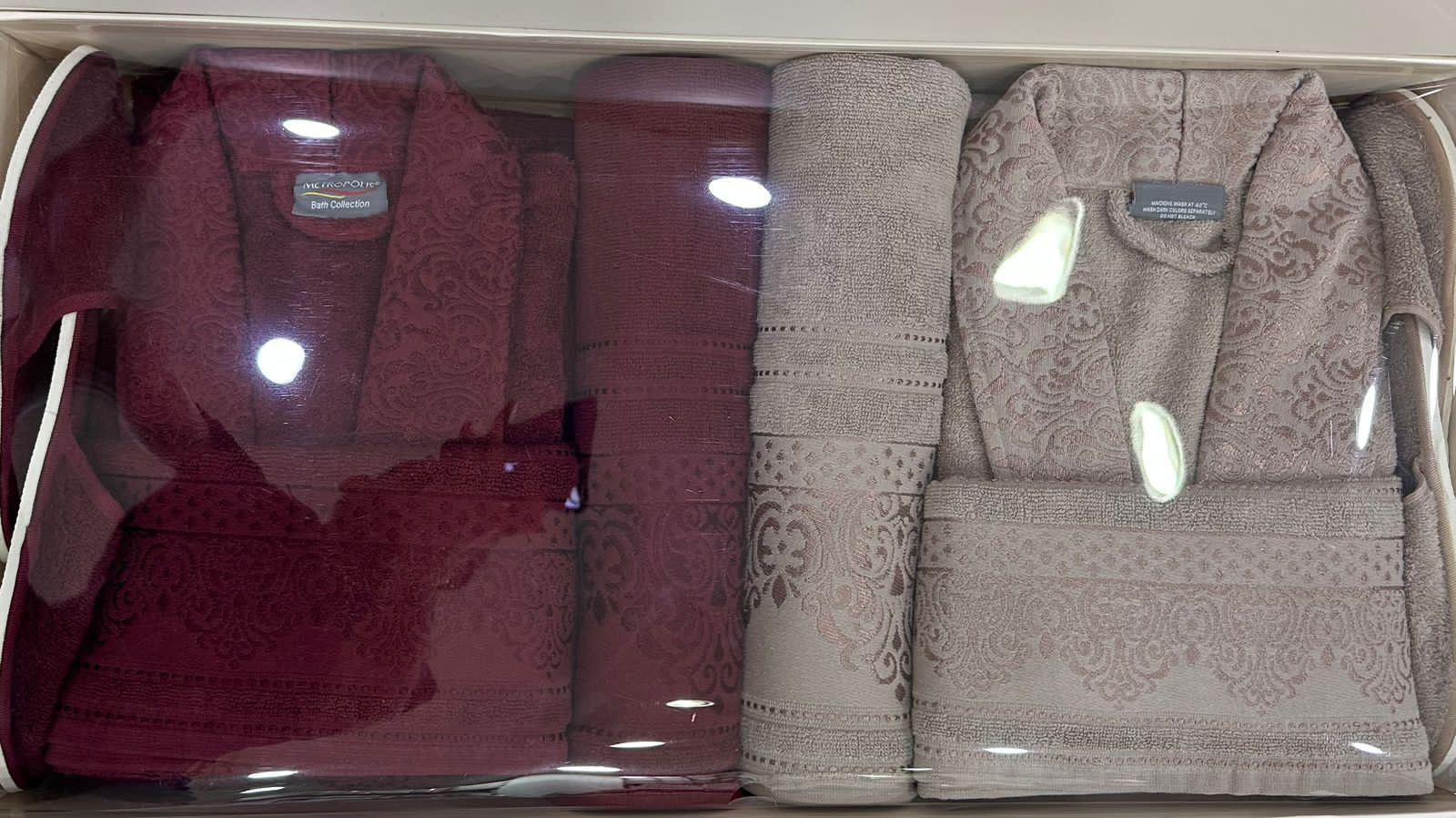 Couple Bathrobe Set
