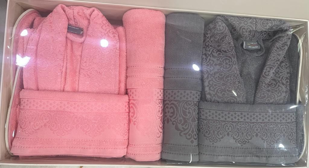 Couple Bathrobe Set