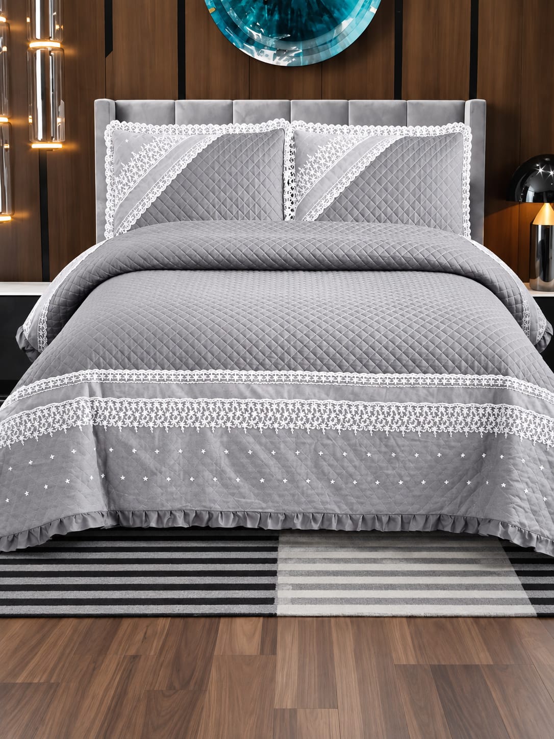 Daisy Doo King Size Lace Bedcover