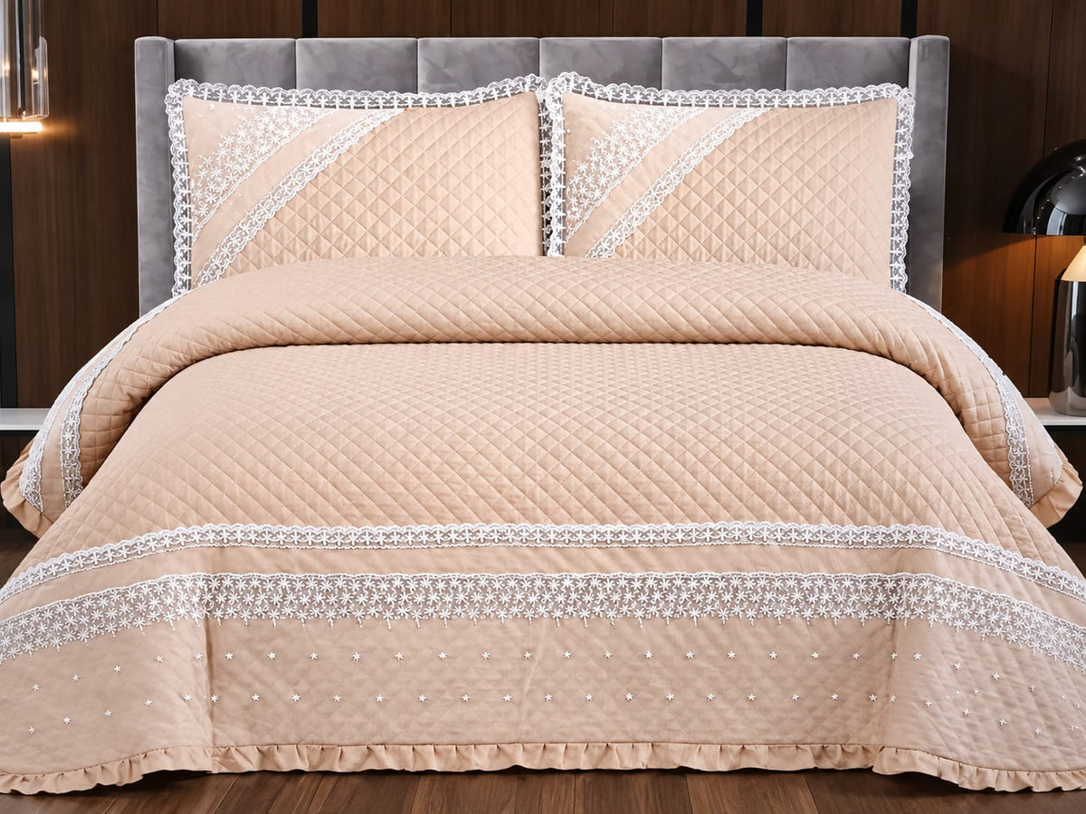 Daisy Doo King Size Lace Bedcover
