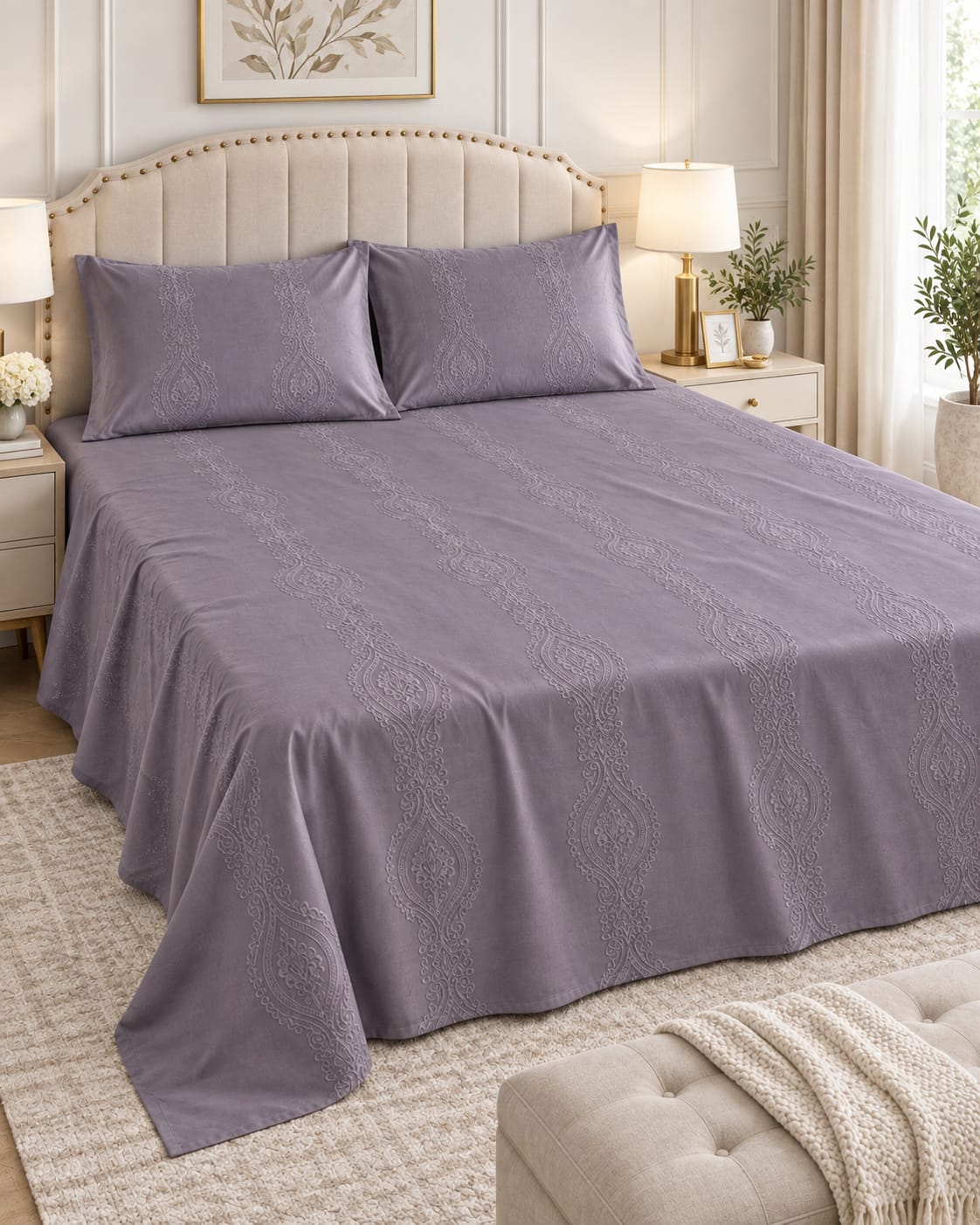 Iris King Warm Bedsheet