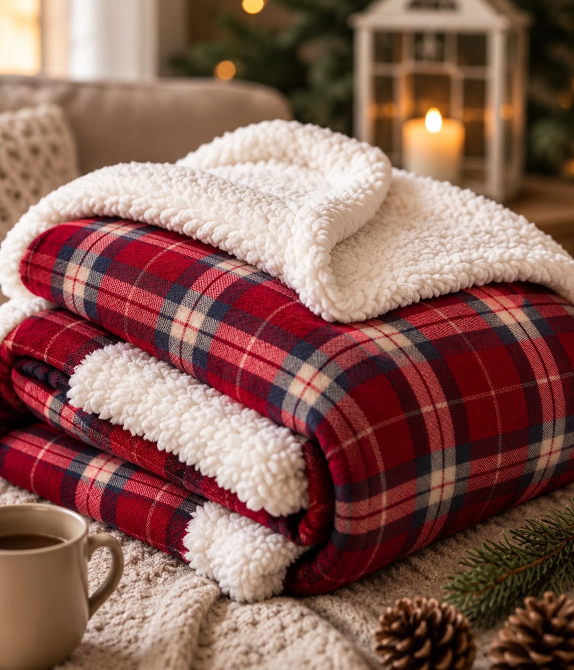Printed Sherpa Blankets (Single)