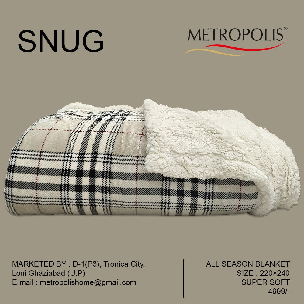 Printed sherpa blankets