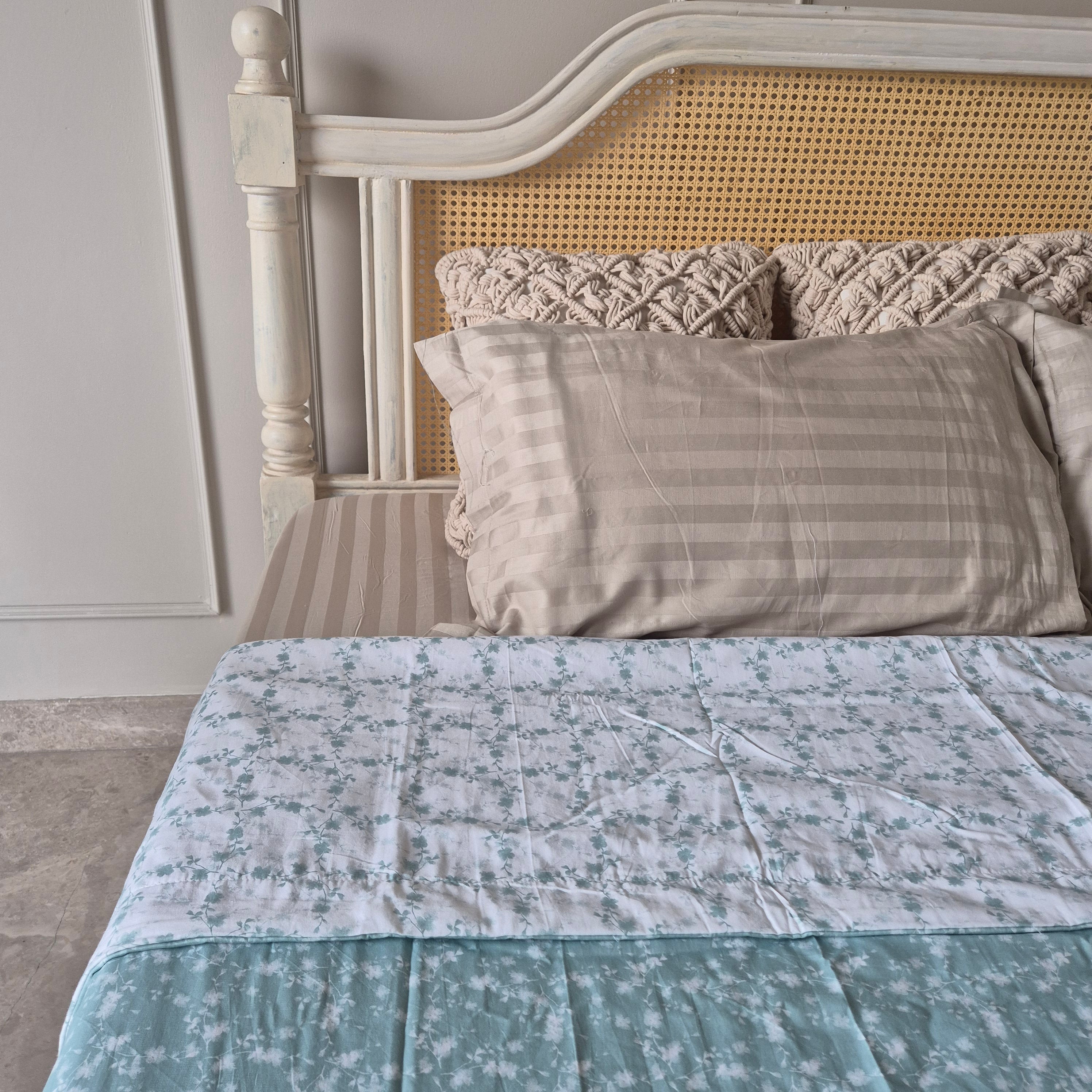 Impression reversible COTTON, Double Bed Top Sheet /Dohar