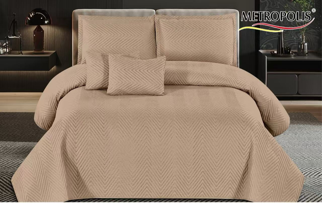 Tokyo , Bed Cover with Pillow Cover