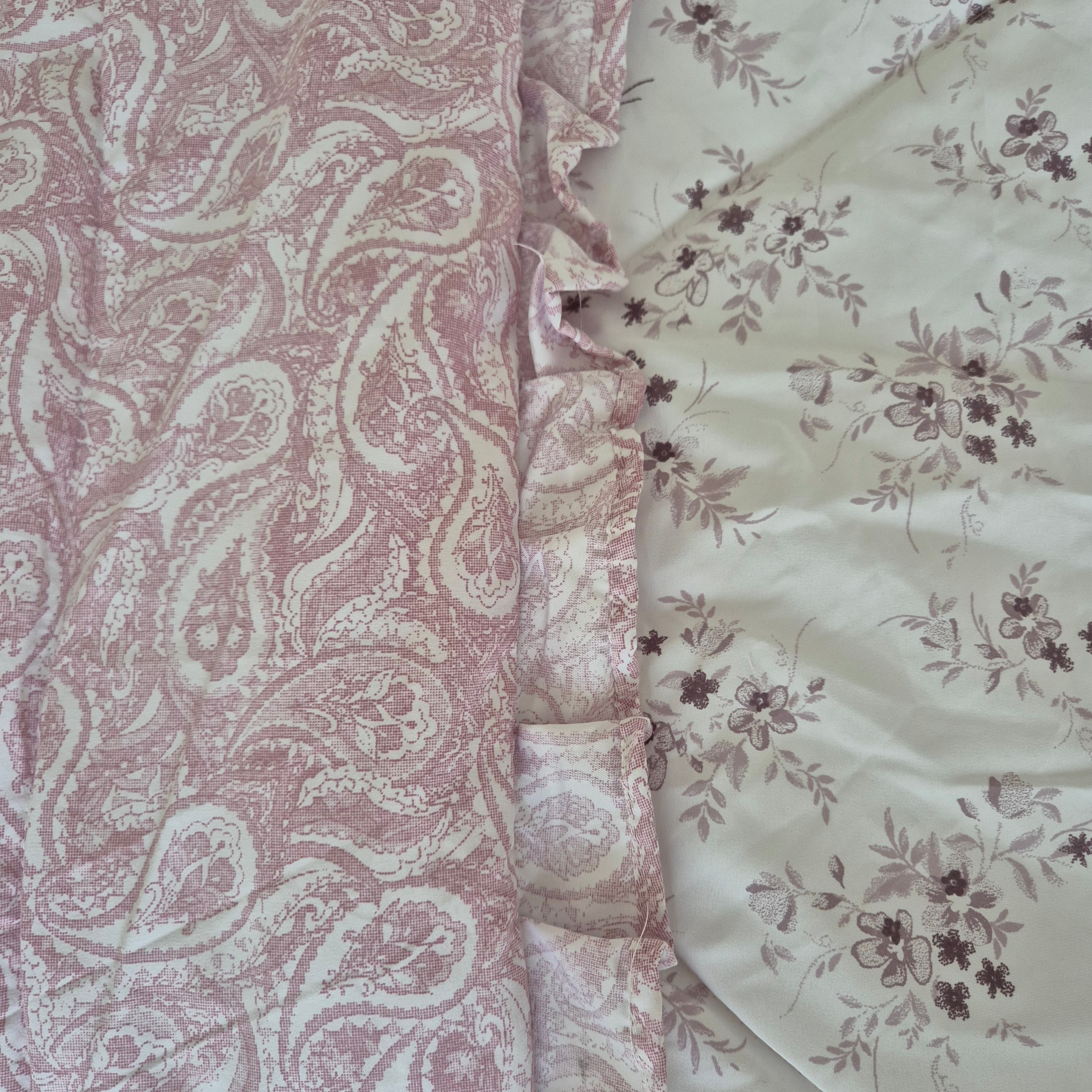 Cotton Ac quilt with frill