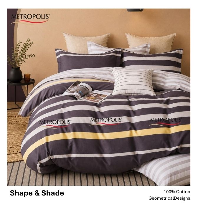 Shapes and Shades Bedsheet