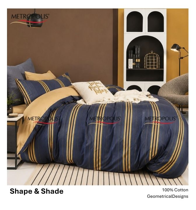 Shapes and Shades Bedsheet