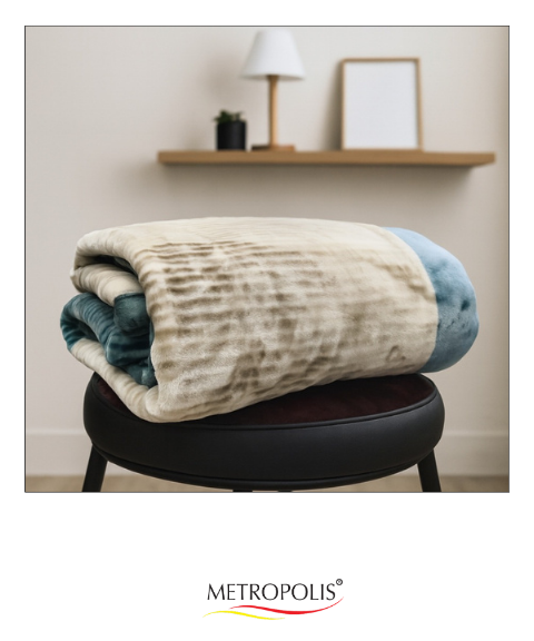 MOSAIC Double Bed Double Ply Blanket
