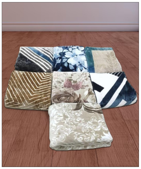 MOSAIC Double Bed Double Ply Blanket