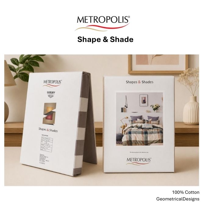 Shapes and Shades Bedsheet
