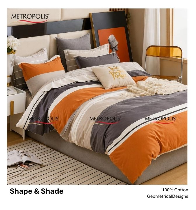Shapes and Shades Bedsheet