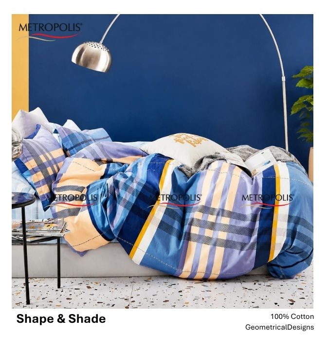 Shapes and Shades Bedsheet