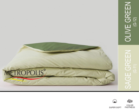 Reversible AC Comforter - Green