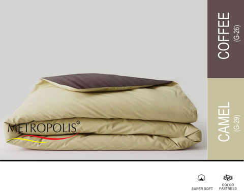 Reversible AC Comforter - Camel