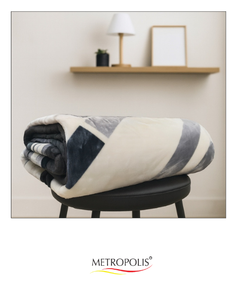 MOSAIC Double Bed Double Ply Blanket