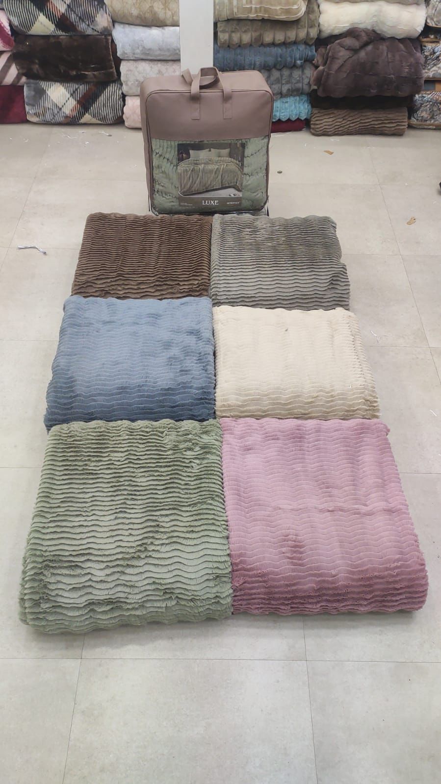 Luxe Rabbit Fur Blanket