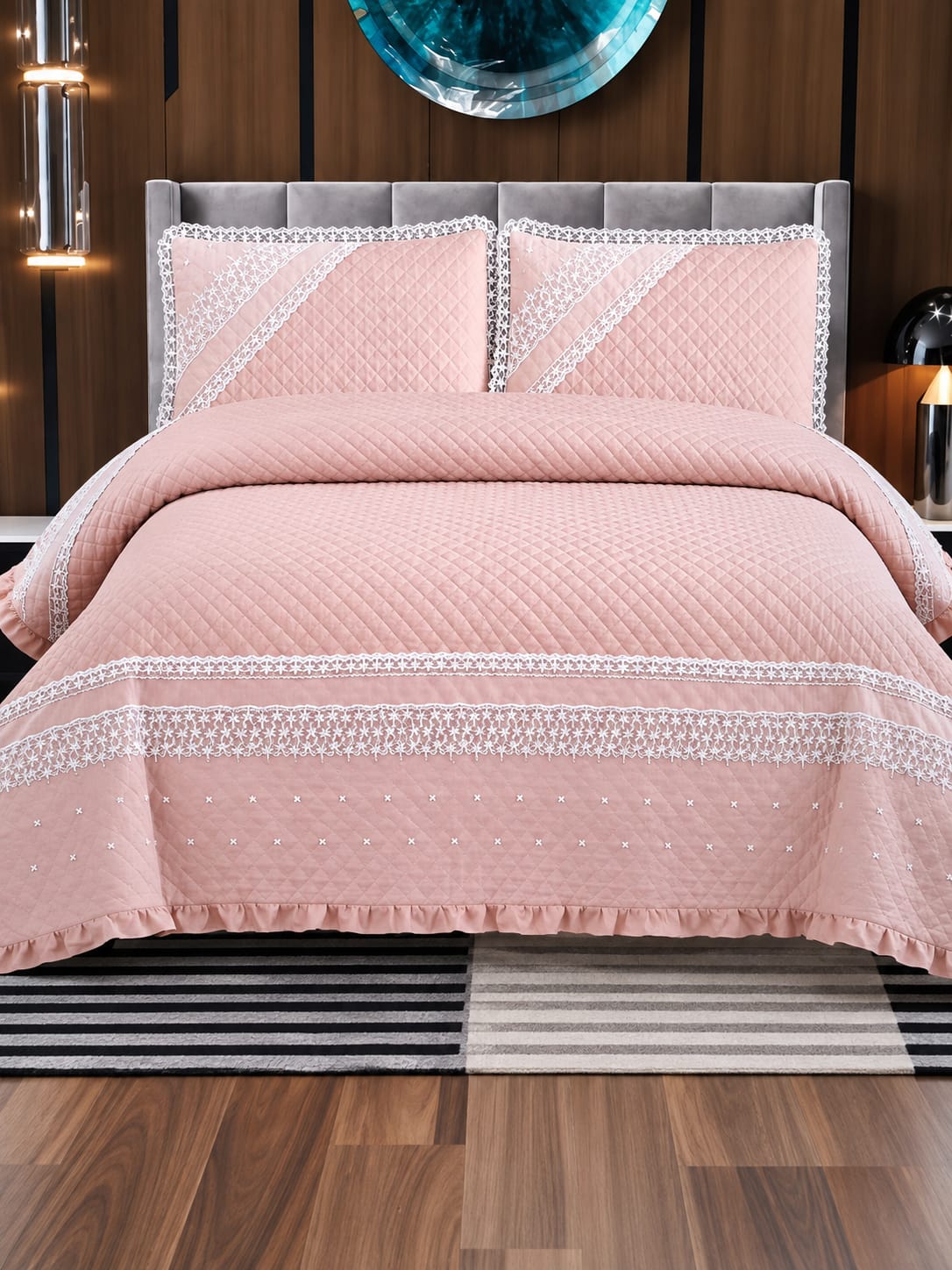 Daisy Doo King Size Lace Bedcover