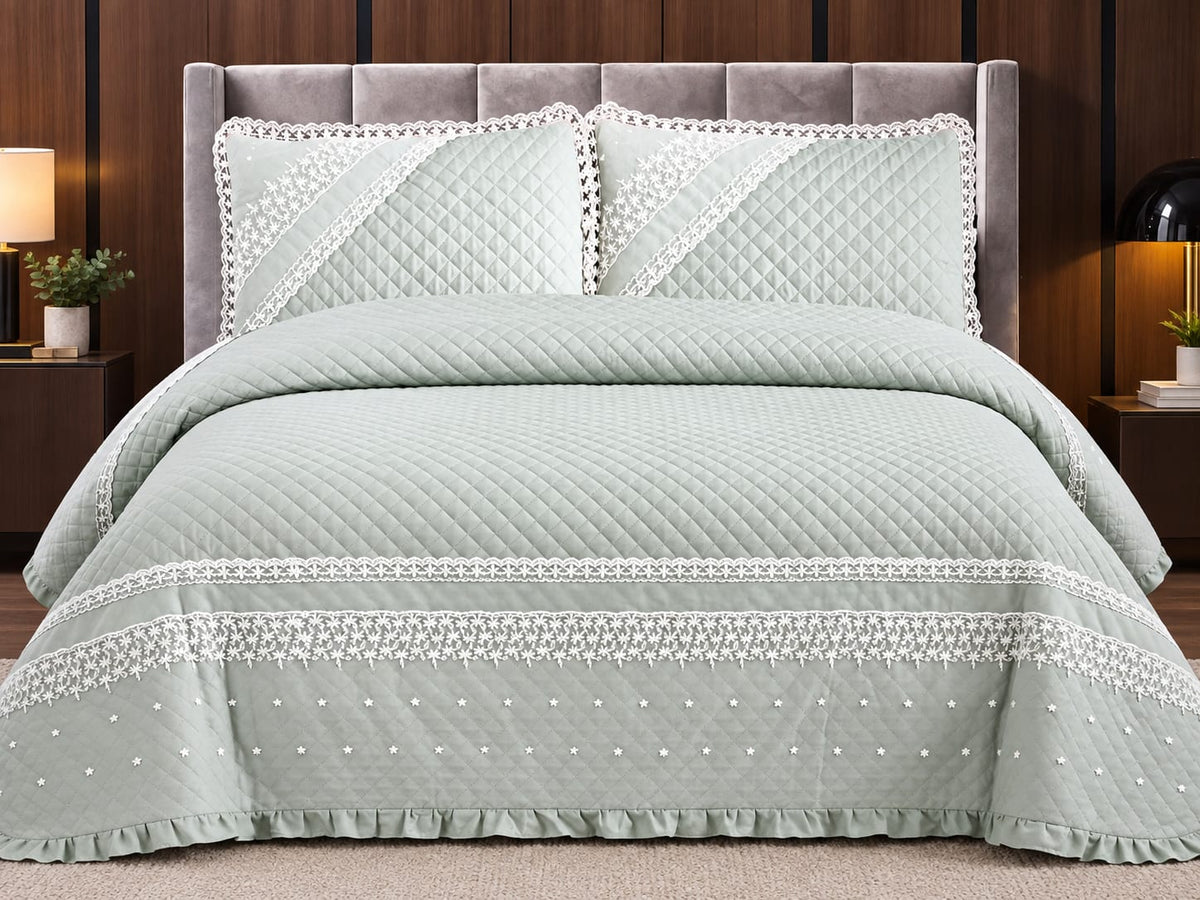 Daisy Doo King Size Lace Bedcover