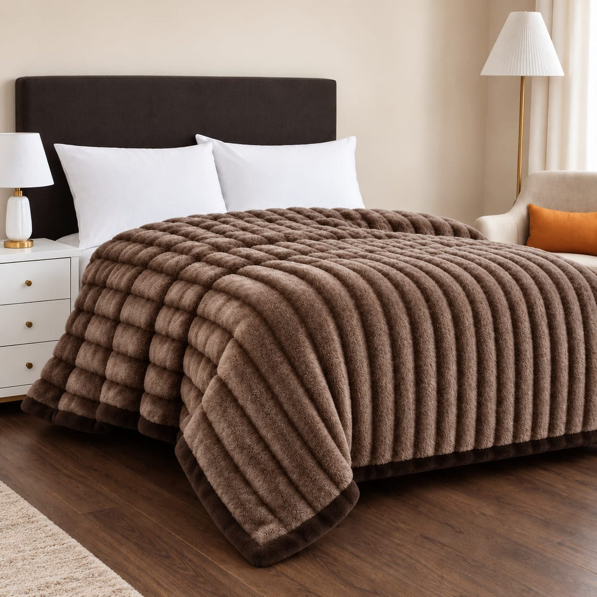 Carishma Ultrasoft Rabbit Blanket