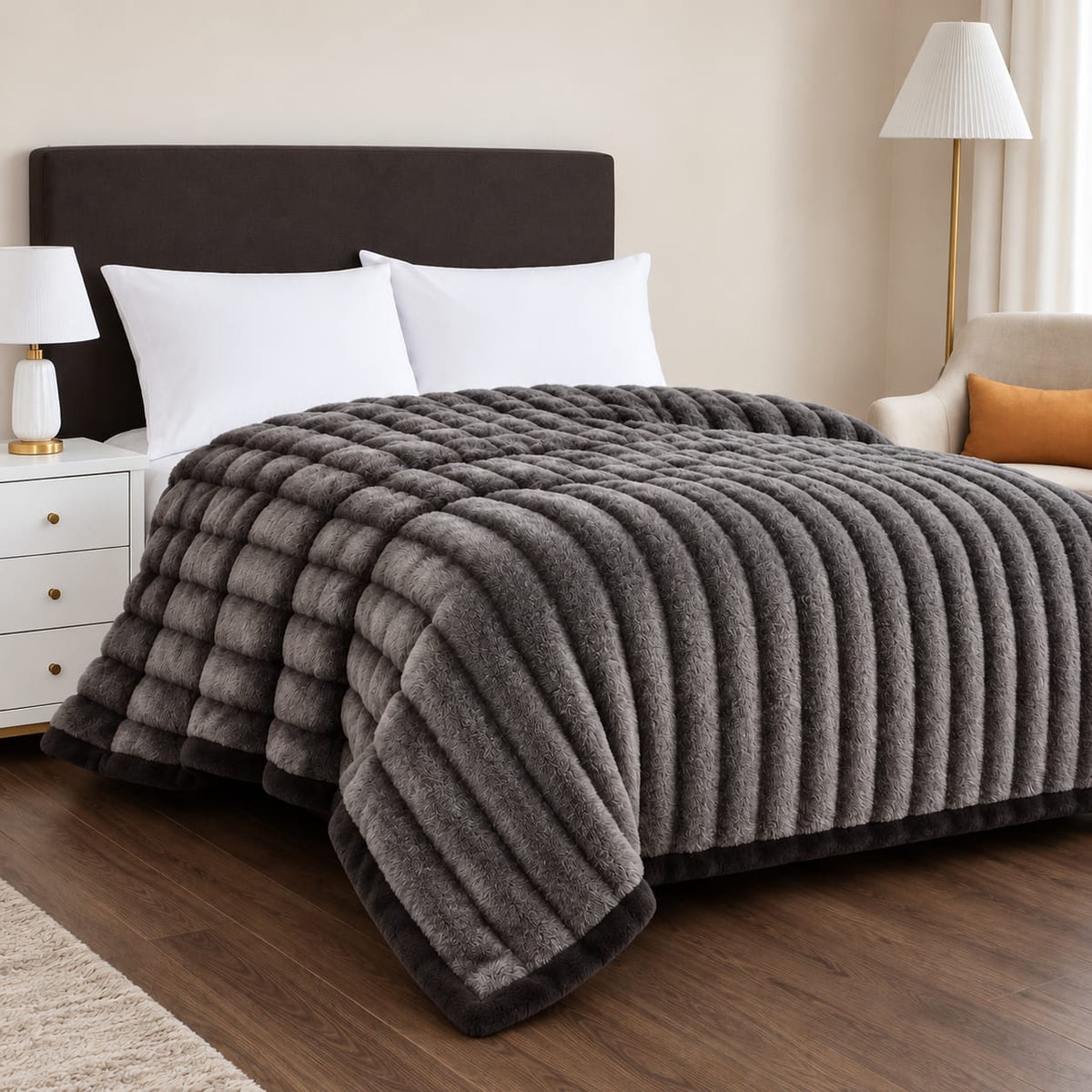 Carishma Ultrasoft Rabbit Blanket