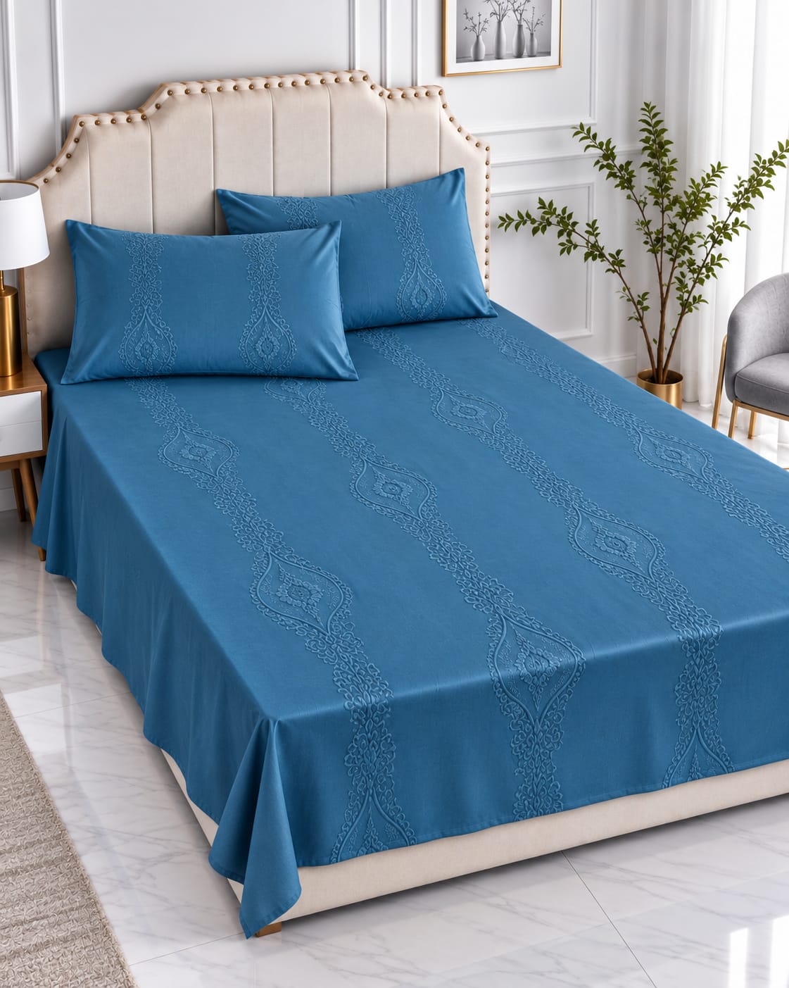 Iris King Warm Bedsheet