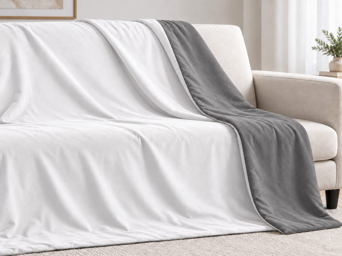 Reversible AC Comforter - Grey