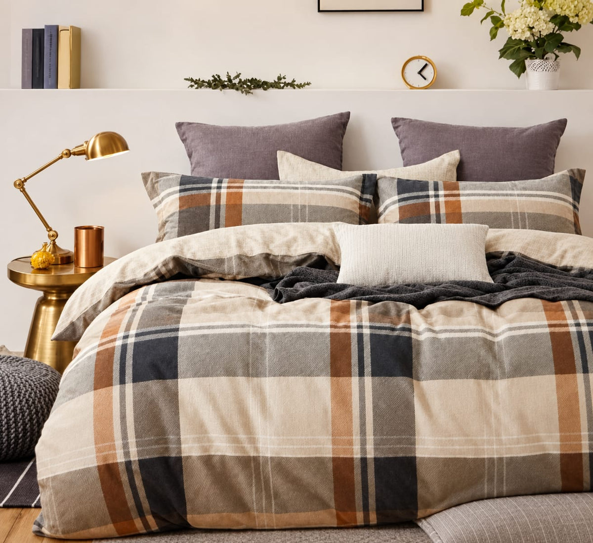 Shapes and Shades Bedsheet
