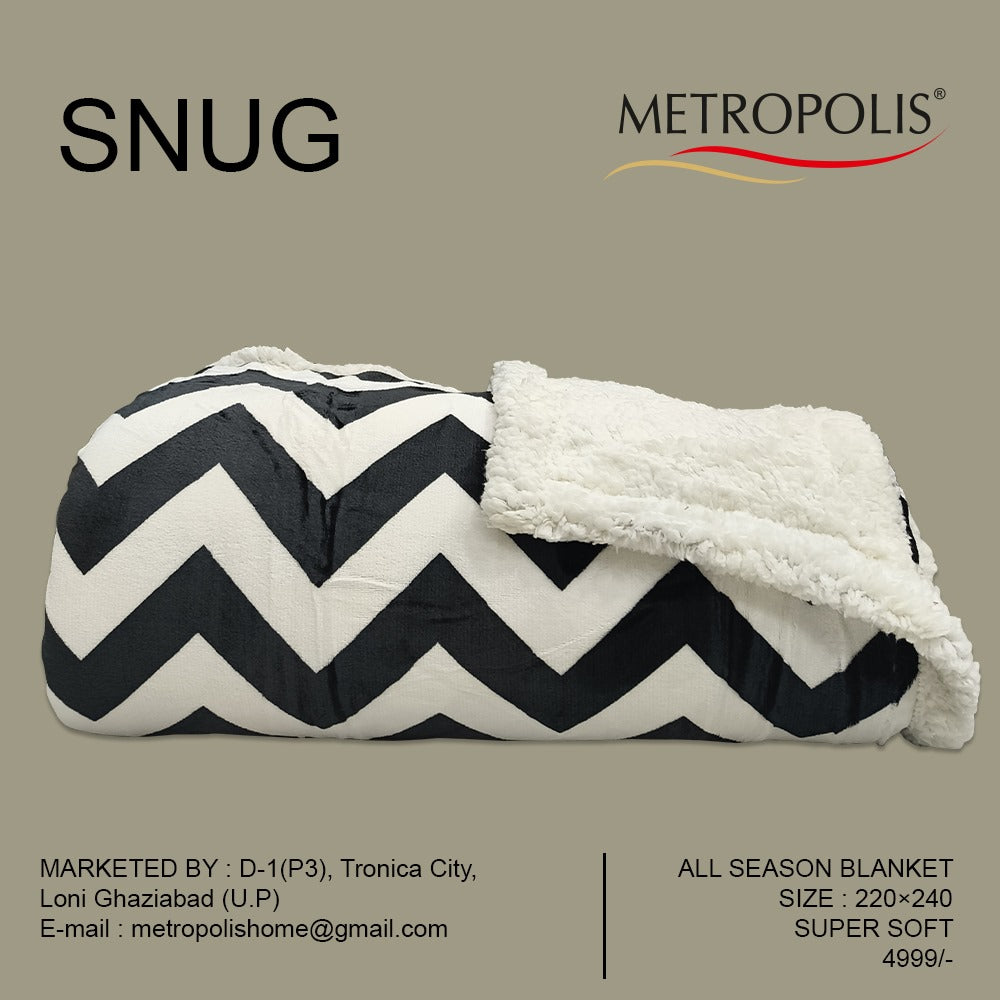 Printed sherpa blankets