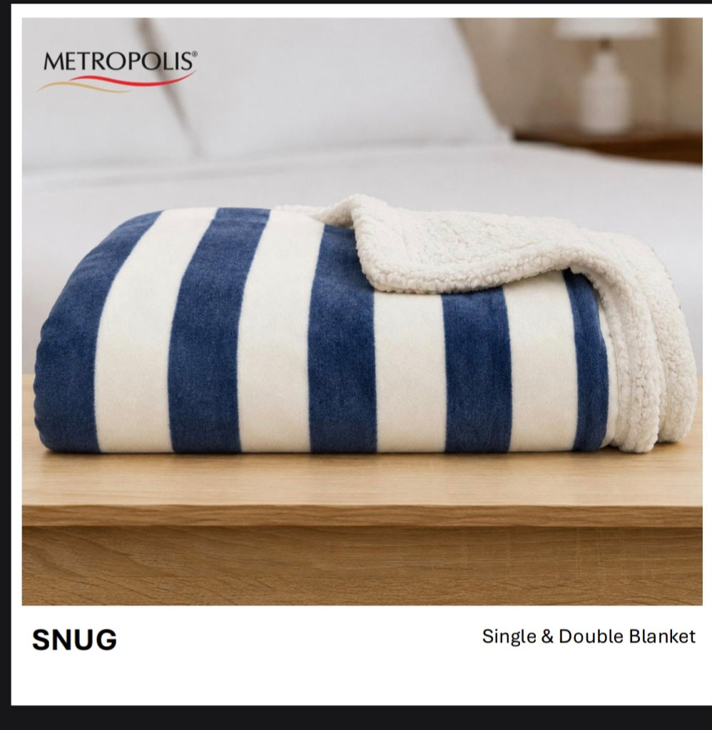 Printed Sherpa Blankets (Single)